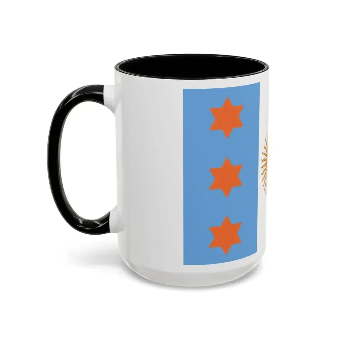 Flag of Argentine Teniente General 1894 to 1904 - Accent Coffee Mug - Go Mug Yourself