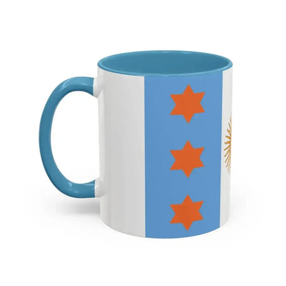 Flag of Argentine Teniente General 1894 to 1904 - Accent Coffee Mug - Go Mug Yourself