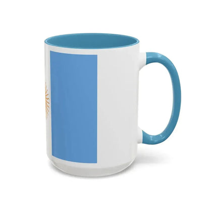 Flag of Argentine Teniente General 1894 to 1904 - Accent Coffee Mug - Go Mug Yourself