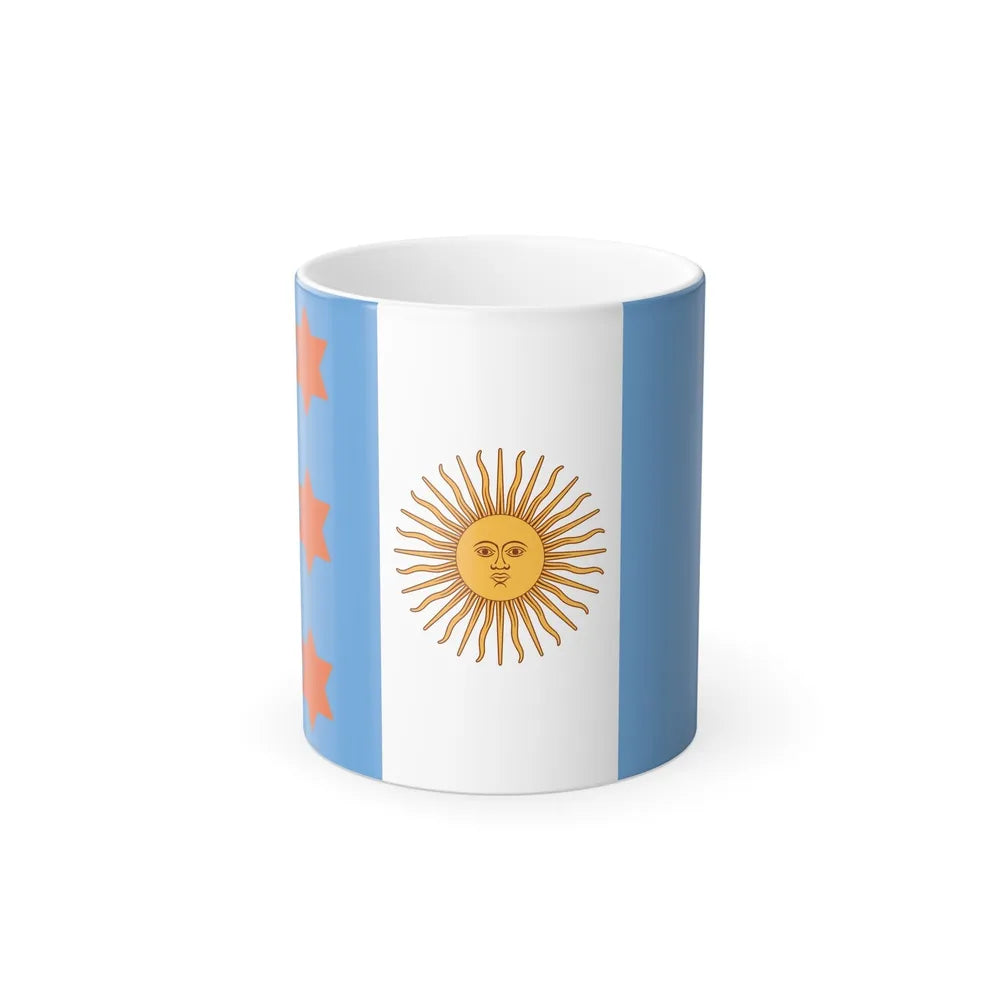 Flag of Argentine Teniente General 1894 to 1904 - Color Changing Mug 11oz-11oz-Go Mug Yourself