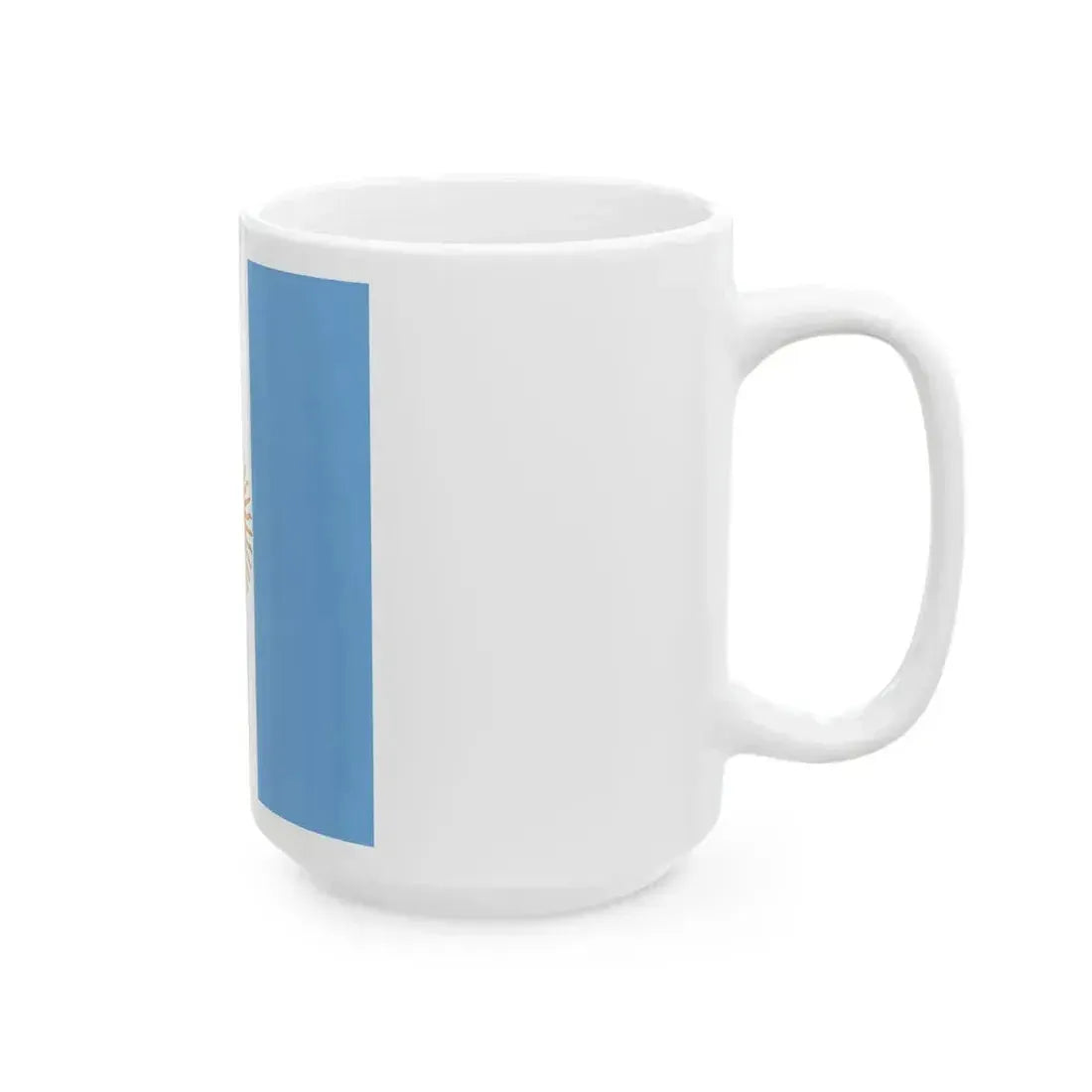 Flag of Argentine Vice Admiral 1894-1904 (Argentina) White Coffee Mug - Go Mug Yourself