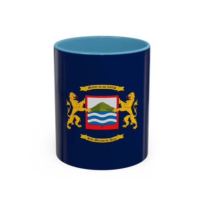 Flag of Arica Chile - Accent Coffee Mug 11oz Light Blue - Go Mug Yourself