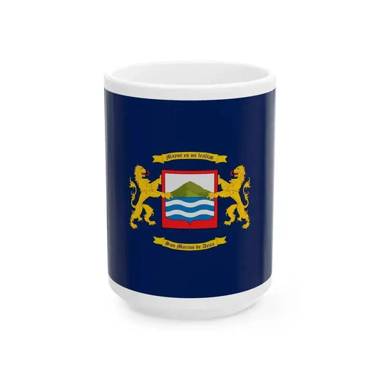 Flag of Arica Chile - White Coffee Mug 15oz - Go Mug Yourself