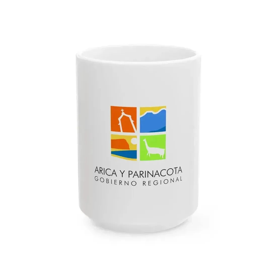 Flag of Arica y Parinacota Chile (Chile) White Coffee Mug 15oz - Go Mug Yourself