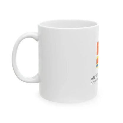 Flag of Arica y Parinacota Chile (Chile) White Coffee Mug - Go Mug Yourself