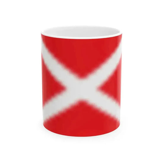 Flag of Arkhangelsk oblast proposal var 1 (Russia) White Coffee Mug 11oz - Go Mug Yourself