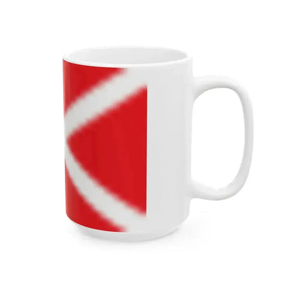Flag of Arkhangelsk oblast proposal var 1 (Russia) White Coffee Mug - Go Mug Yourself
