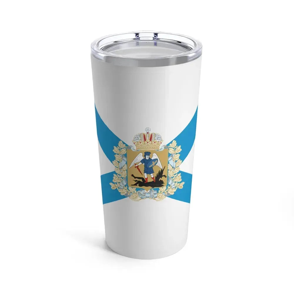 Flag of Arkhangelsk Oblast Russia - Tumbler 20oz 20oz - Go Mug Yourself