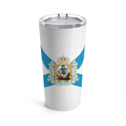 Flag of Arkhangelsk Oblast Russia - Tumbler 20oz 20oz - Go Mug Yourself