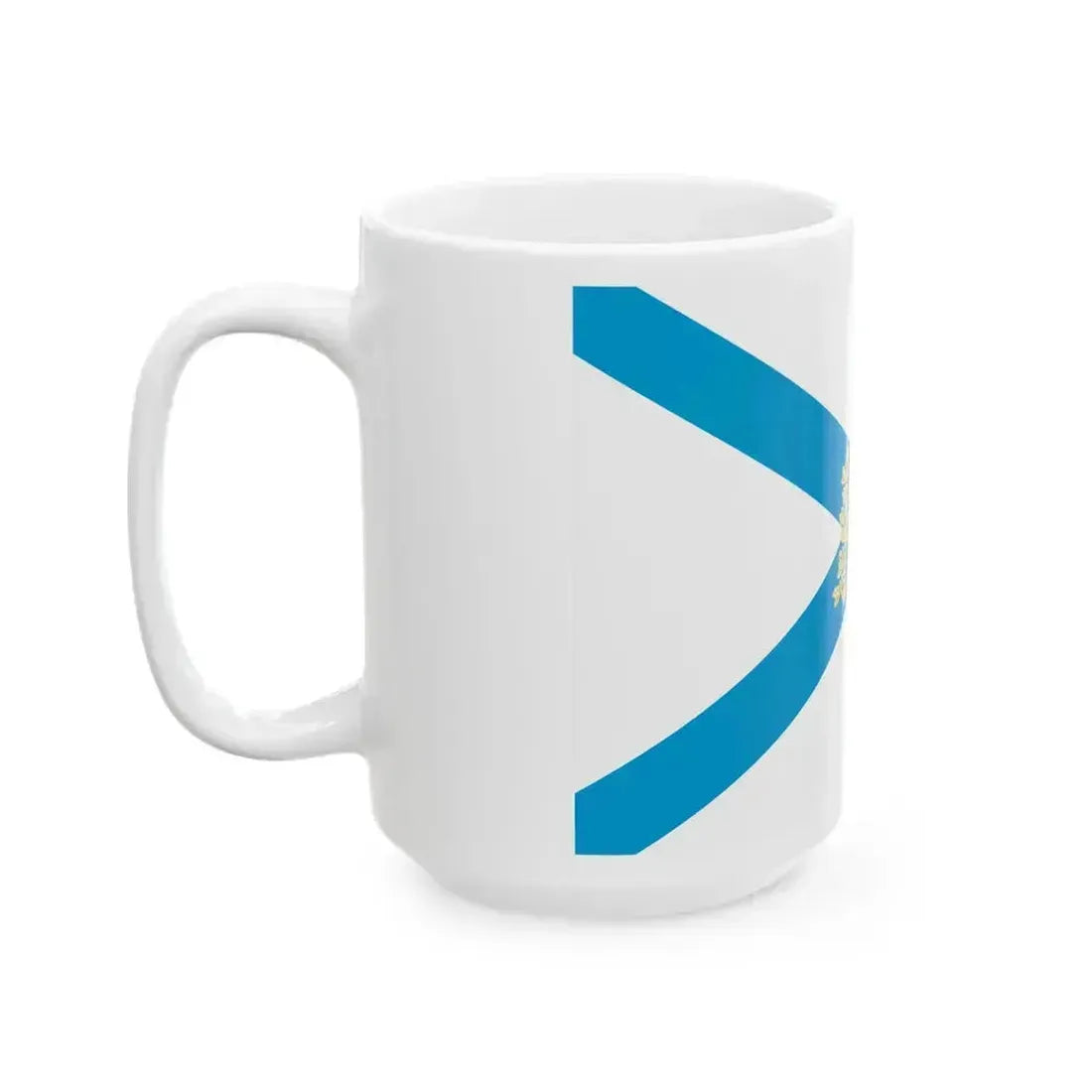 Flag of Arkhangelsk Oblast Russia - White Coffee Mug - Go Mug Yourself