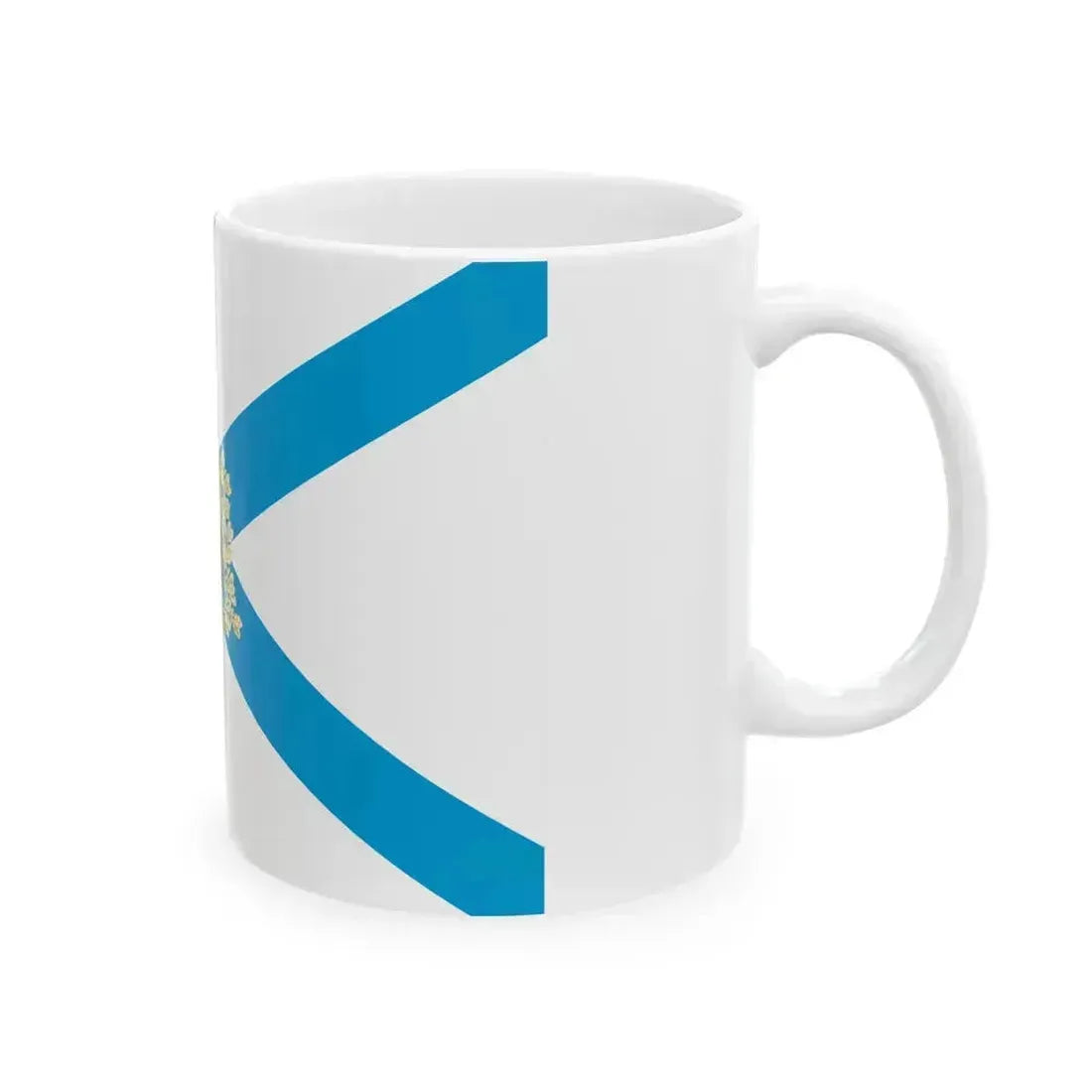 Flag of Arkhangelsk Oblast Russia - White Coffee Mug - Go Mug Yourself