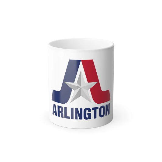 Flag of Arlington, Texas - Color Changing Coffee Mug-11oz-Go Mug Yourself