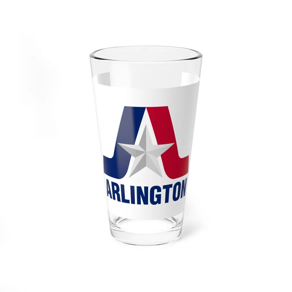 Flag of Arlington, Texas - Pint Glass 16oz-16oz-Go Mug Yourself