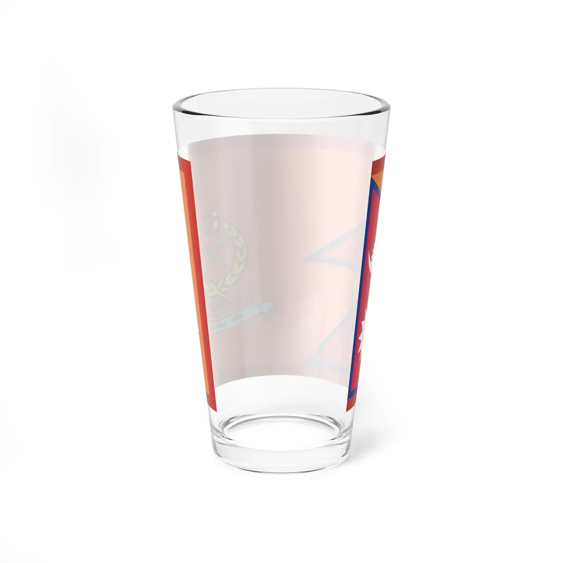 Flag of Armed Police Force Nepal ceremonial (Nepal) Pint Glass 16oz - Go Mug Yourself