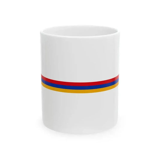 Flag of Armenia bar (Armenia) White Coffee Mug 11oz - Go Mug Yourself