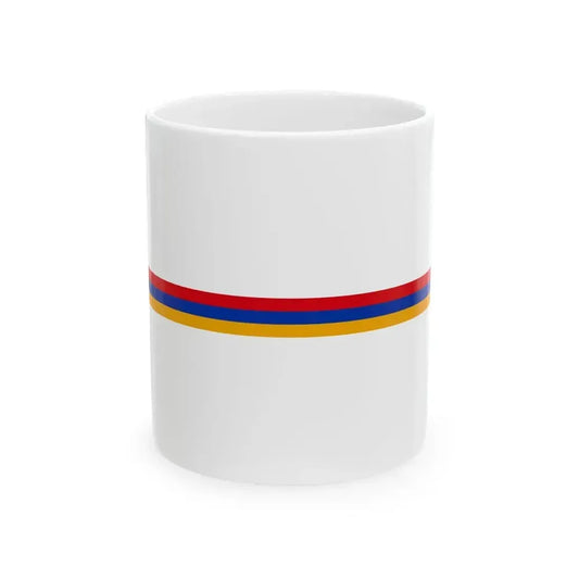 Flag of Armenia bar (Armenia) White Coffee Mug 11oz - Go Mug Yourself