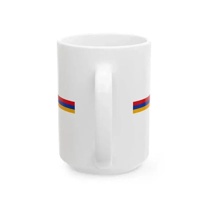 Flag of Armenia bar (Armenia) White Coffee Mug - Go Mug Yourself