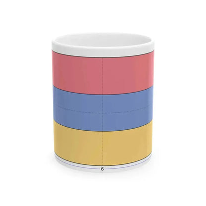 Flag of Armenia construction sheet (Armenia) White Coffee Mug 11oz - Go Mug Yourself