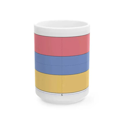 Flag of Armenia construction sheet (Armenia) White Coffee Mug 15oz - Go Mug Yourself