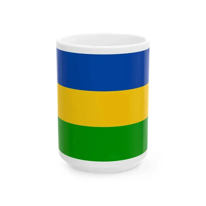 Flag of Armenia El Salvador (El Salvador) White Coffee Mug 15oz - Go Mug Yourself