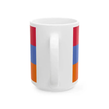 Flag of Armenia variant (Armenia) White Coffee Mug - Go Mug Yourself
