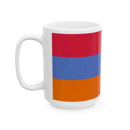 Flag of Armenia variant (Armenia) White Coffee Mug - Go Mug Yourself