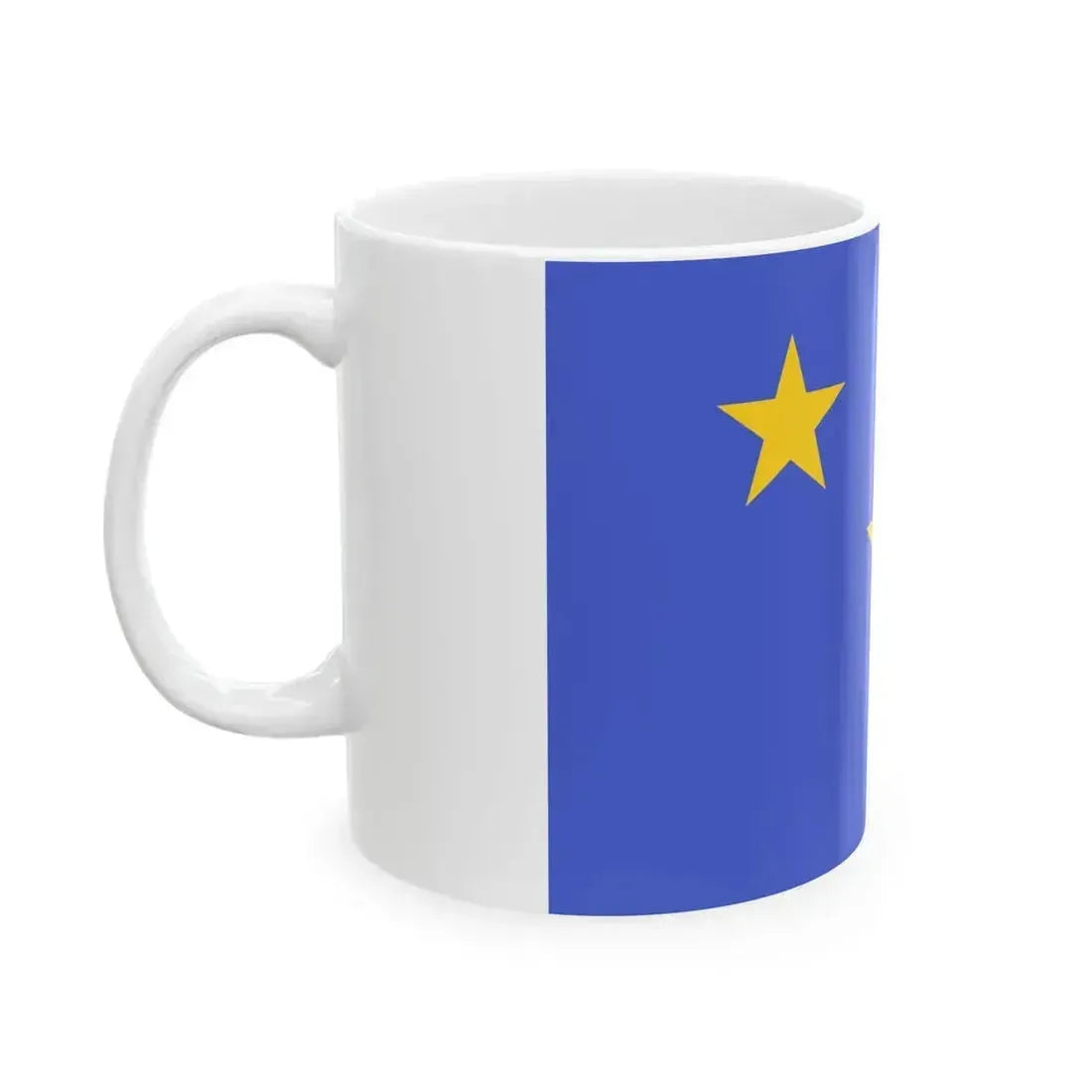 Flag of army admiral of the Regia Marina (Italy) White Coffee Mug - Go Mug Yourself