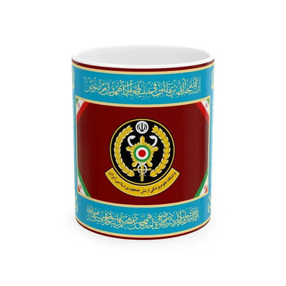 Flag of Army Medical Sciences University of Islamic Republic of Iran (Iran) White Coffee Mug 11oz - Go Mug Yourself
