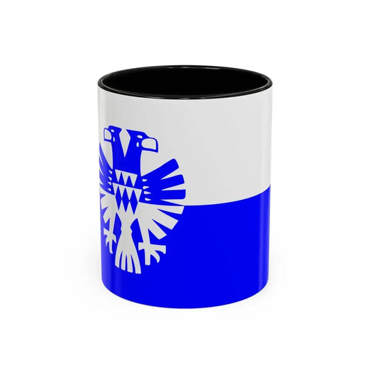 Flag of Arnhem the capital city of the largest province of Gelderland Netherlands - Accent Coffee Mug 11oz Black - Go Mug Yourself