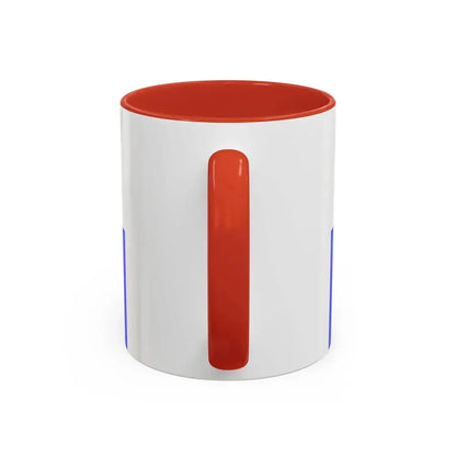 Flag of Arnhem the capital city of the largest province of Gelderland Netherlands - Accent Coffee Mug - Go Mug Yourself