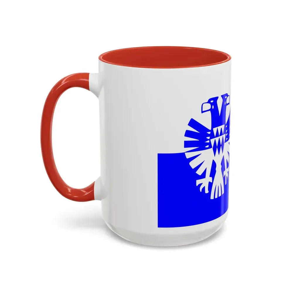 Flag of Arnhem the capital city of the largest province of Gelderland Netherlands - Accent Coffee Mug - Go Mug Yourself