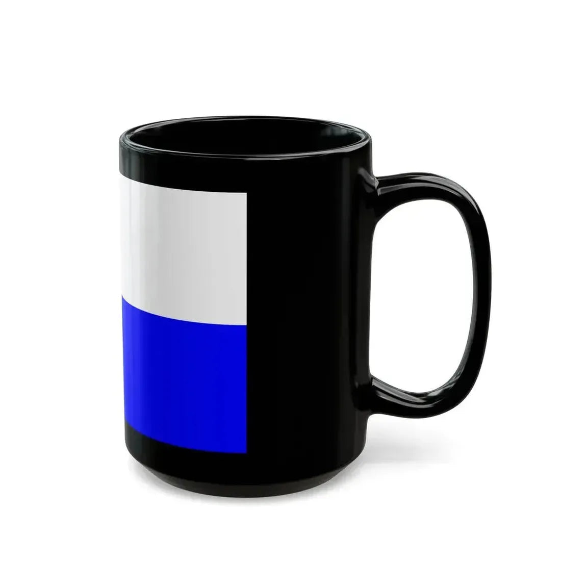Flag of Arnhem the capital city of the largest province of Gelderland Netherlands - Black Coffee Mug - Go Mug Yourself