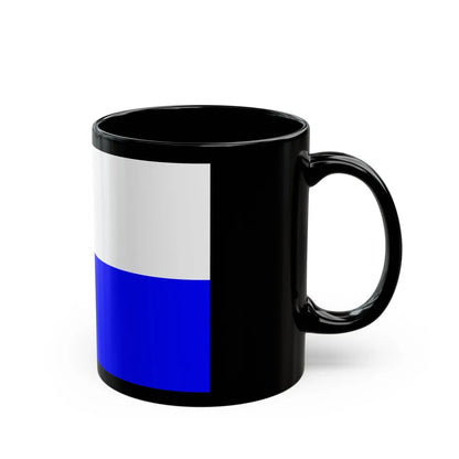 Flag of Arnhem the capital city of the largest province of Gelderland Netherlands - Black Coffee Mug-Go Mug Yourself