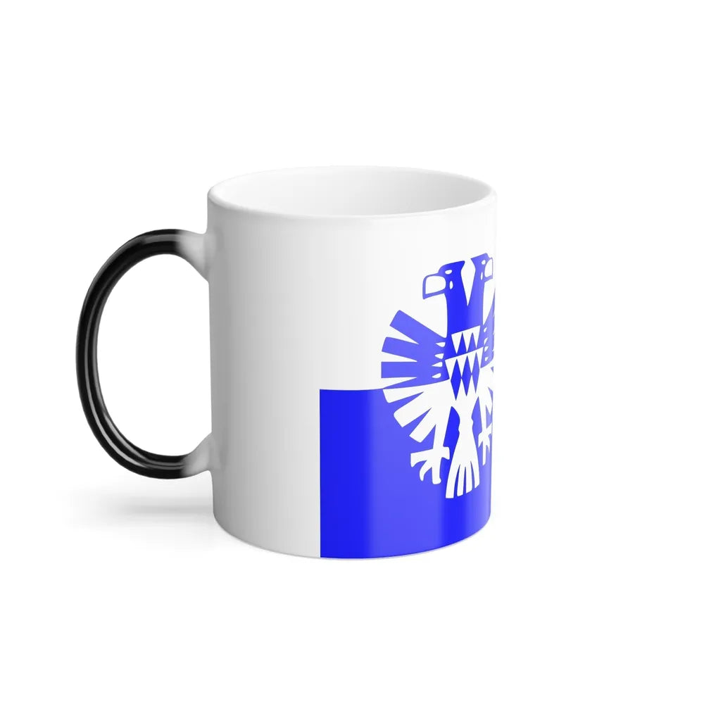 Flag of Arnhem the capital city of the largest province of Gelderland Netherlands - Color Changing Coffee Mug-Go Mug Yourself