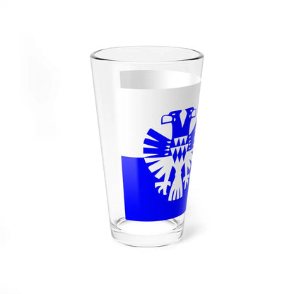 Flag of Arnhem the capital city of the largest province of Gelderland Netherlands - Pint Glass 16oz-Go Mug Yourself