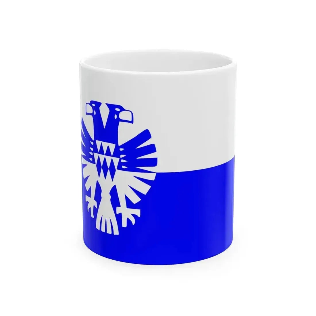 Flag of Arnhem the capital city of the largest province of Gelderland Netherlands - White Coffee Mug 11oz - Go Mug Yourself