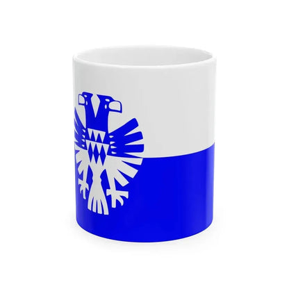 Flag of Arnhem the capital city of the largest province of Gelderland Netherlands - White Coffee Mug 11oz - Go Mug Yourself