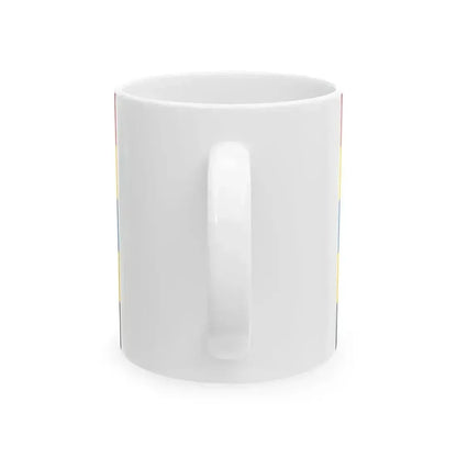 Flag of Aromanians in 1848 (Oman) White Coffee Mug - Go Mug Yourself