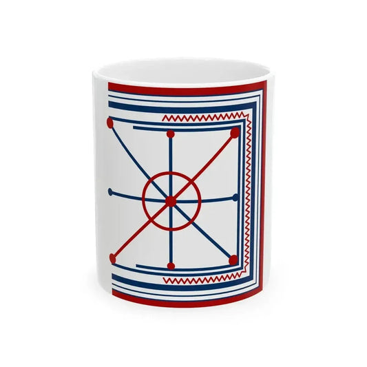 Flag of Aromanians (Oman) White Coffee Mug 11oz - Go Mug Yourself
