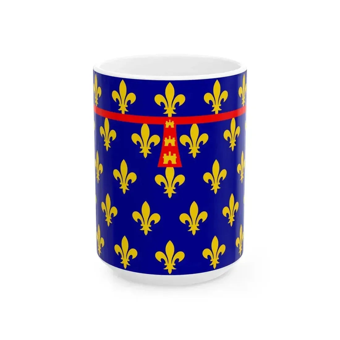 Flag of Artois (Belgium) White Coffee Mug 15oz - Go Mug Yourself