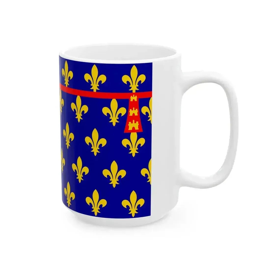 Flag of Artois (Belgium) White Coffee Mug - Go Mug Yourself
