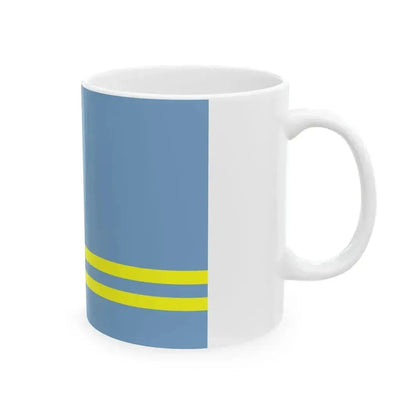 Flag of Aruba alternative (Netherlands) White Coffee Mug - Go Mug Yourself