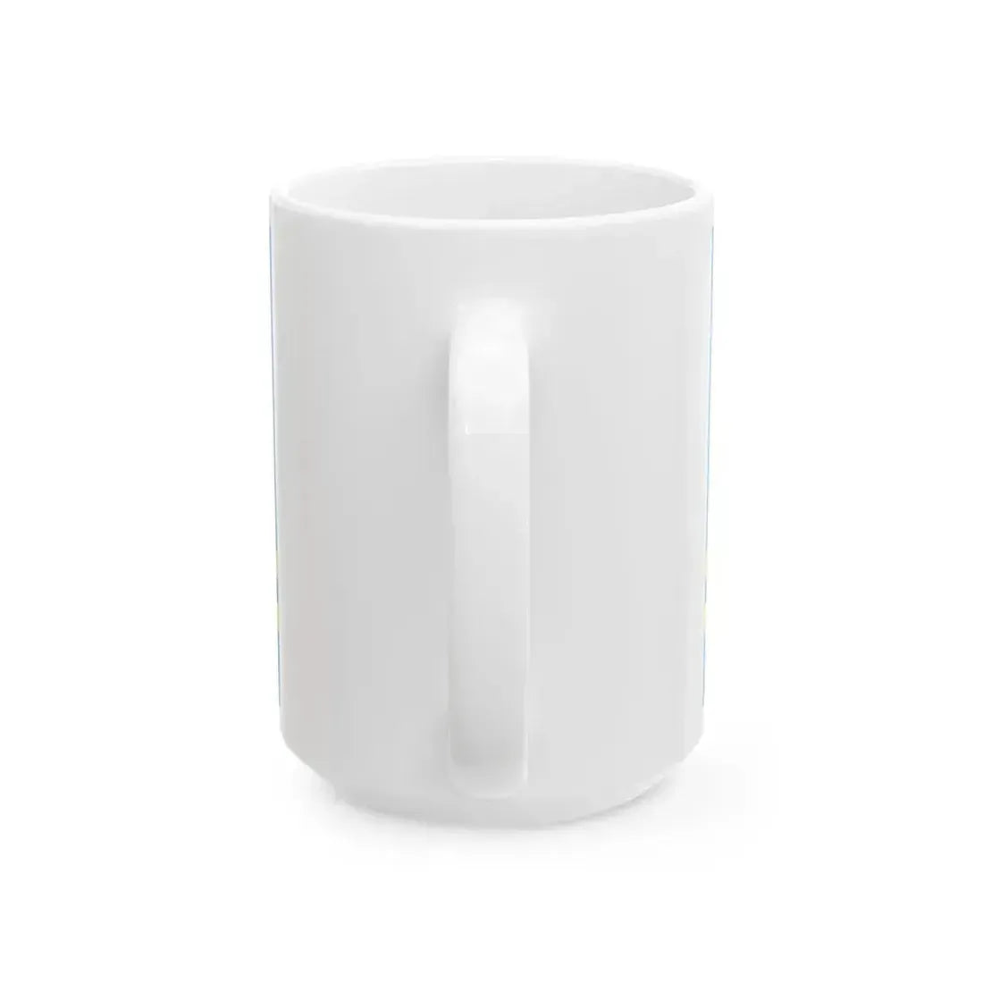 Flag of Aruba construction (Netherlands) White Coffee Mug - Go Mug Yourself