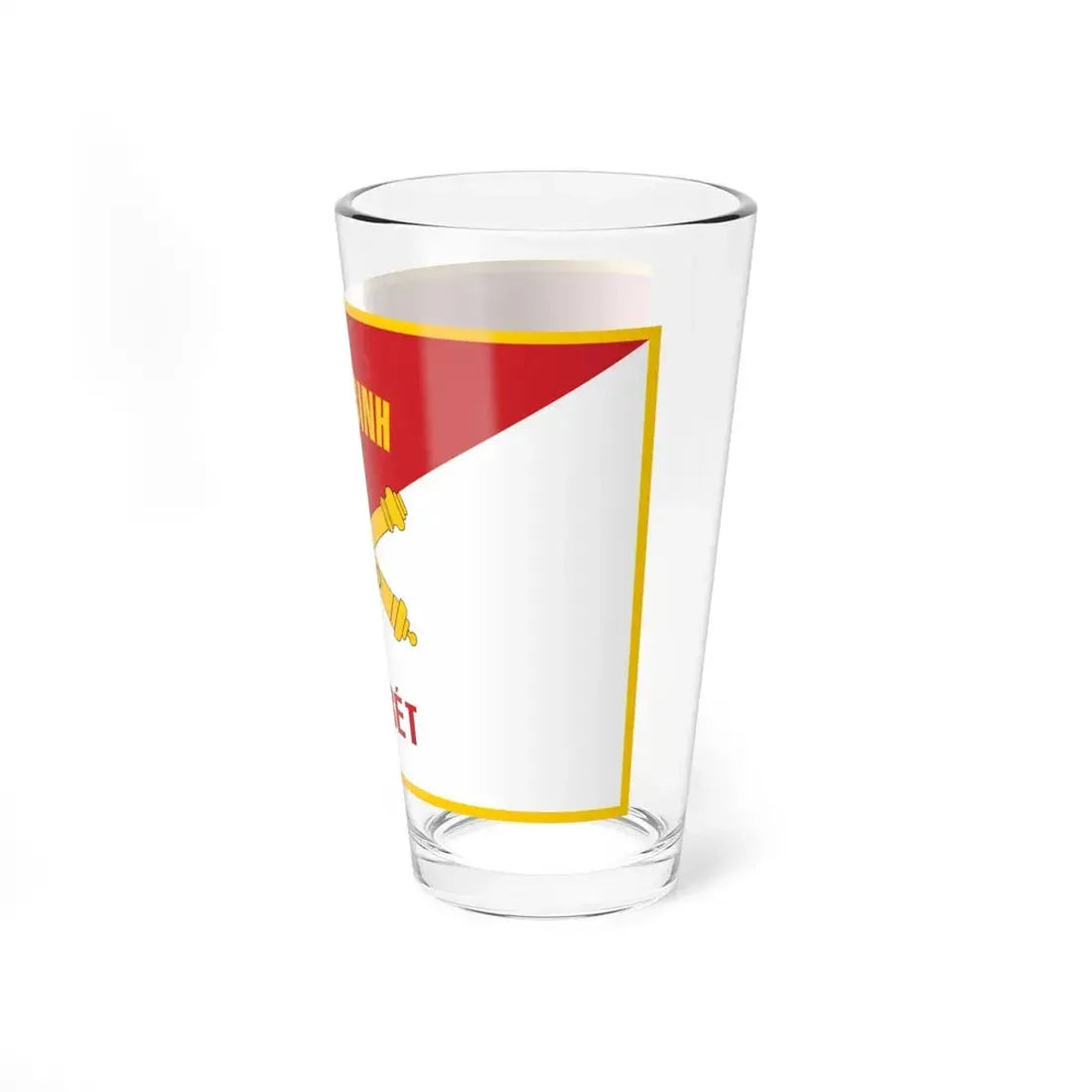 Flag of ARVNs Artillery Forces (Vietnam) Pint Glass 16oz - Go Mug Yourself