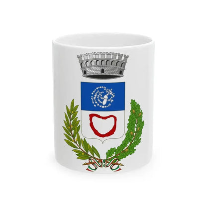 Flag of Arzachena (Italy) White Coffee Mug 11oz - Go Mug Yourself