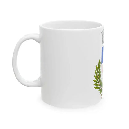 Flag of Arzachena (Italy) White Coffee Mug - Go Mug Yourself
