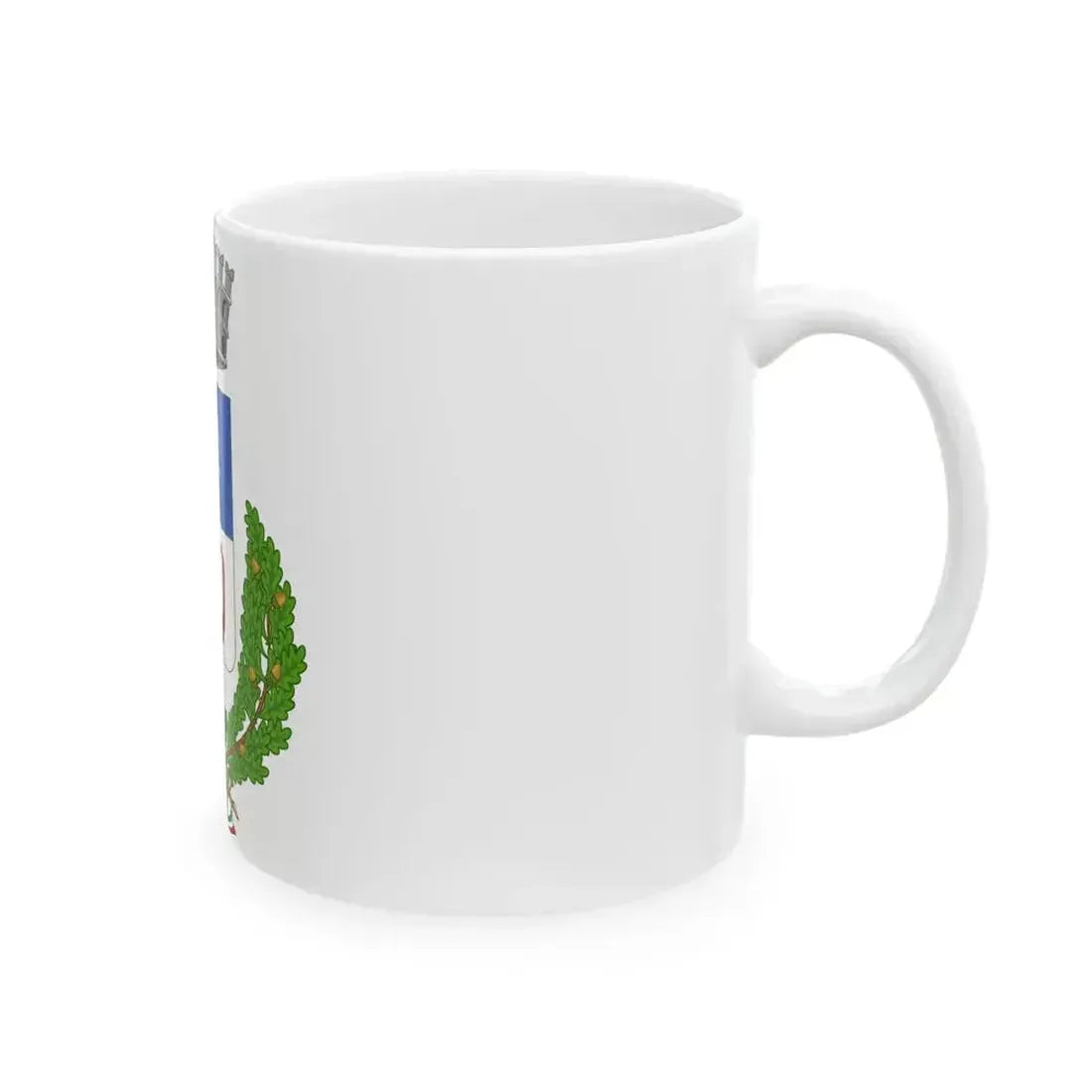 Flag of Arzachena (Italy) White Coffee Mug - Go Mug Yourself