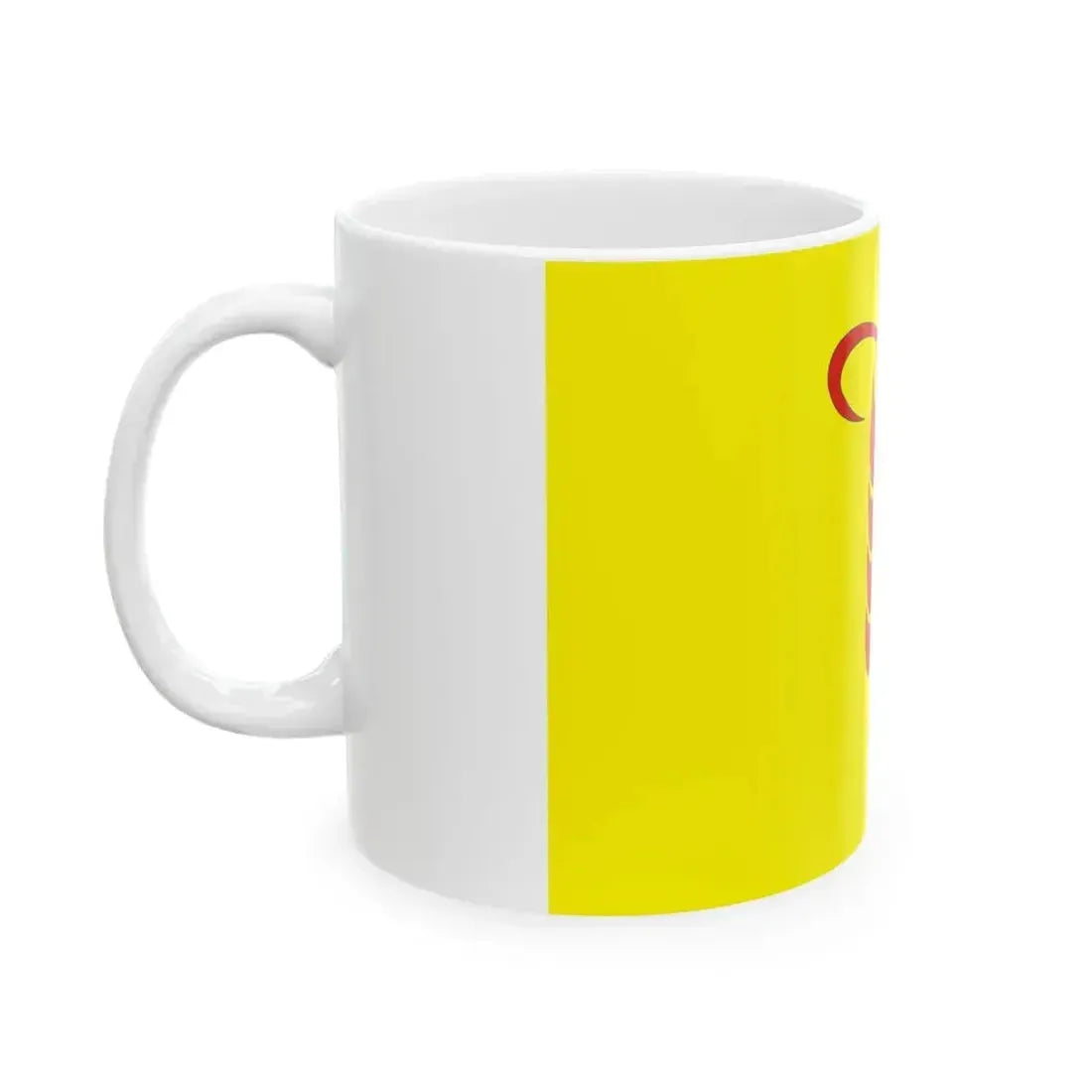 Flag of Arzgirsky rayon (Russia) White Coffee Mug - Go Mug Yourself