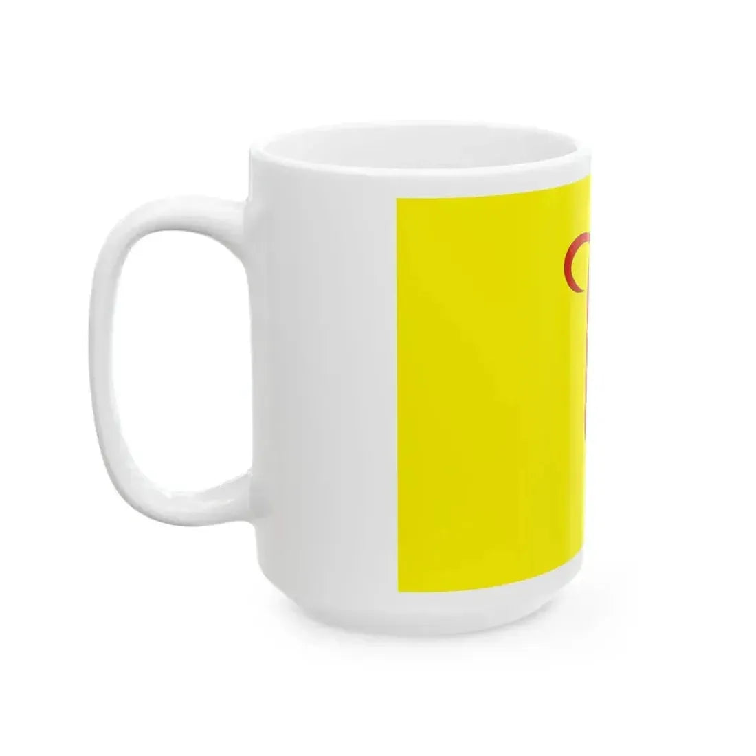 Flag of Arzgirsky rayon (Russia) White Coffee Mug - Go Mug Yourself