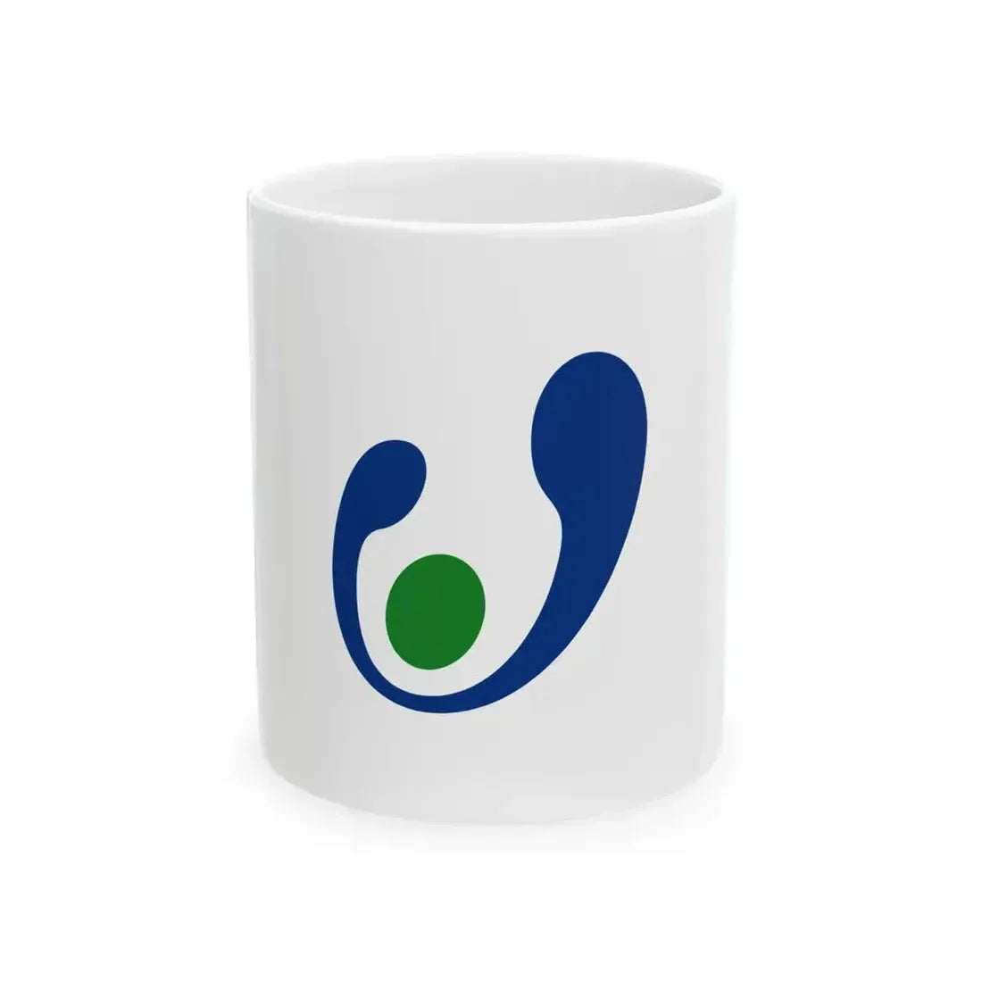 Flag of Asahi Chiba (Japan) White Coffee Mug 11oz - Go Mug Yourself